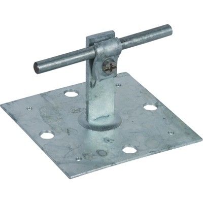 Takfäste för rundlina Ø6-10mm, 100x100mm,platt tak